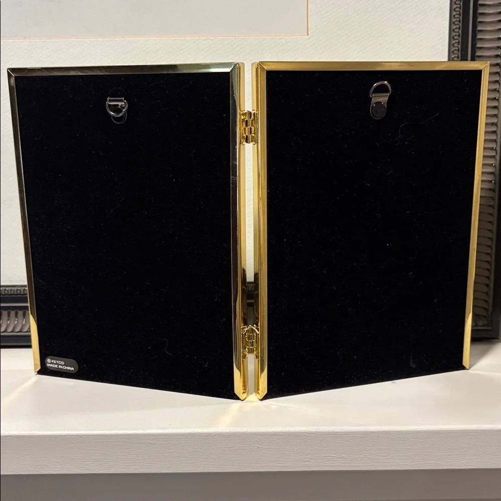 Brass Double Picture Frame